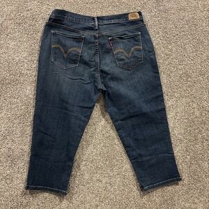Levi's 515 San Francisco Capri blue jean pants 14